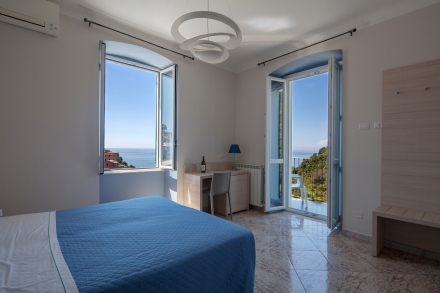 Rooms with air conditioning and balcony sea view - CECIO Ristorante Camere